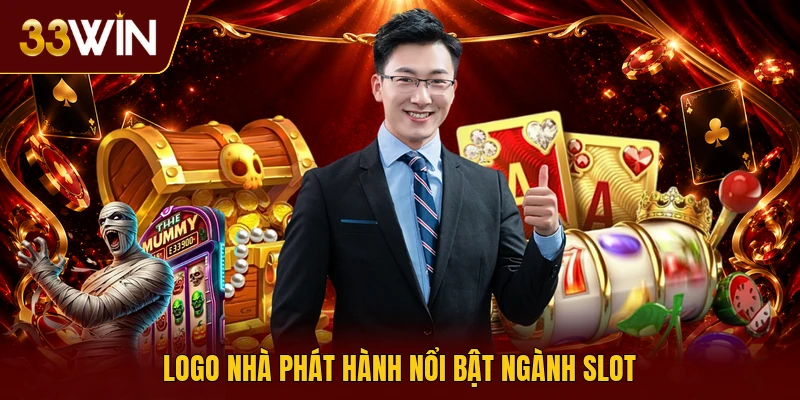 Logo nhà phát hành nổi bật ngành slot
